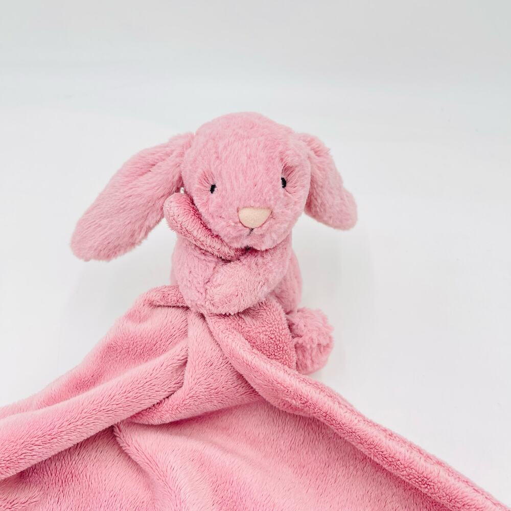 Jellycat Pink Plush Bunny Comforter
